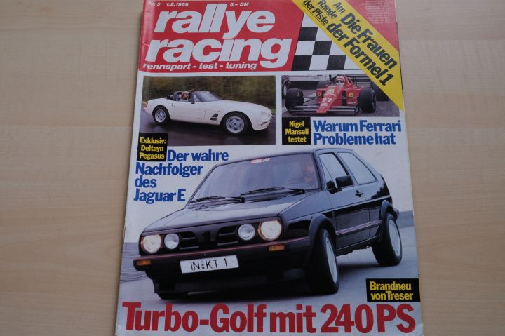 Deckblatt Rallye Racing (03/1989)
